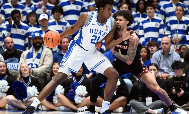 Duke basketball center Patrick Ngongba II questionable vs Pitt