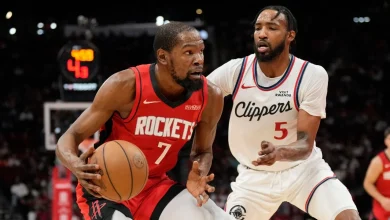 Durant has 26 points as Rockets beat Clippers