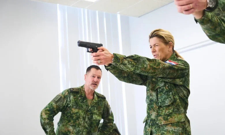 Dutch Queen Maxima joins army as a reservist, as "safety can no longer be taken for granted"