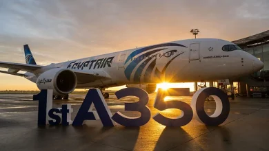 EGYPTAIR takes delivery of its first of 16 Airbus A350-900 aircraft