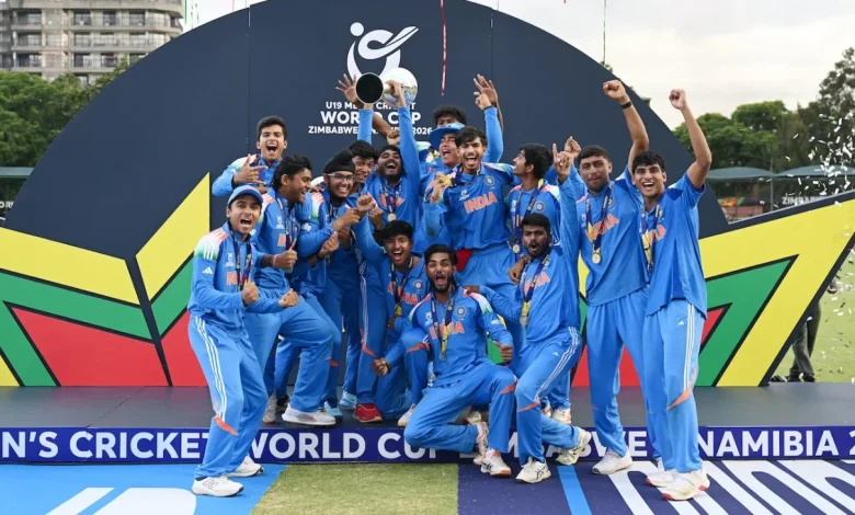 ENG19 vs IND19 Cricket Scorecard, Final at Harare, February 06, 2026