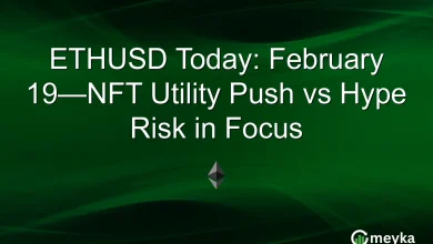 ETHUSD Today: February 19—NFT Utility Push vs Hype Risk in Focus