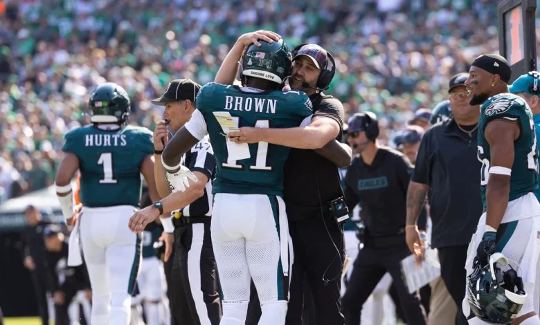 Eagles reiterate that A.J. Brown is a great player, will also listen to trade offers for him