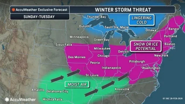 Early March forecast warns of another snowstorm