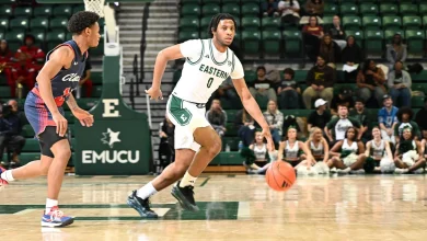 Eastern Battling Akron at Home Tuesday Night