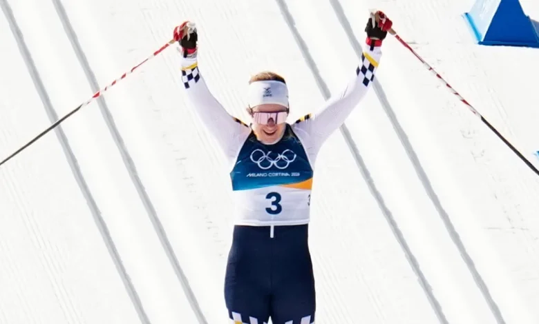 Ebba Andersson tar OS-guld – vinner femmilen överlägset