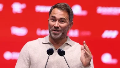 Eddie Hearn calls Dana White’s Zuffa world championship ‘cringiest sh*t I’ve ever seen’