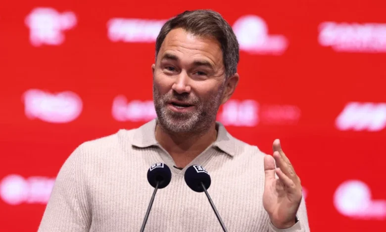 Eddie Hearn calls Dana White’s Zuffa world championship ‘cringiest sh*t I’ve ever seen’