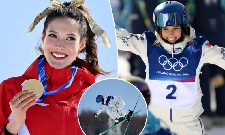 Eileen Gu wins gold in womens freeski halfpipe defending Winter Olympics title