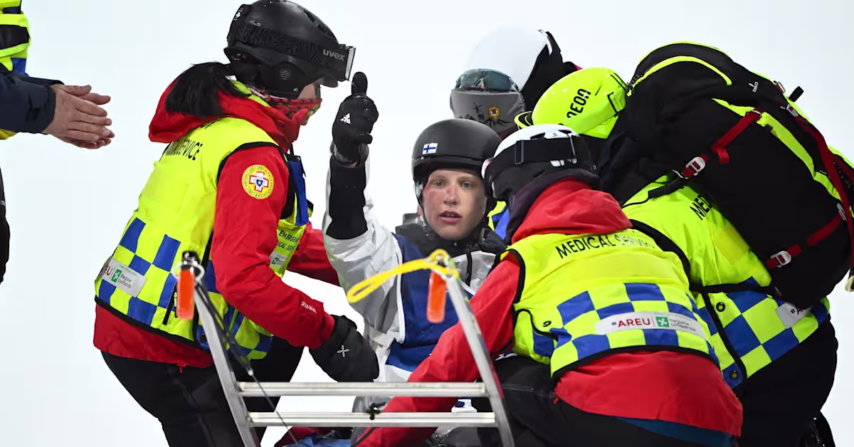 Elias Lajusen vointi on hyvä – suomalaislaskija kaatui vaarallisesti olympialaisissa