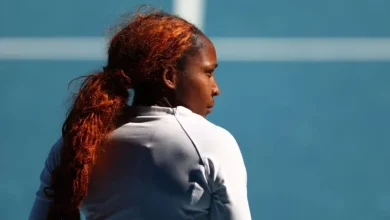 Elisabetta Cocciaretto reacts to Coco Gauff upset after Doha win