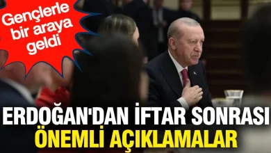 Erdoğan'dan iftar sonrası önemli açıklamalar: Cezaevine girerken yine gençler vardı