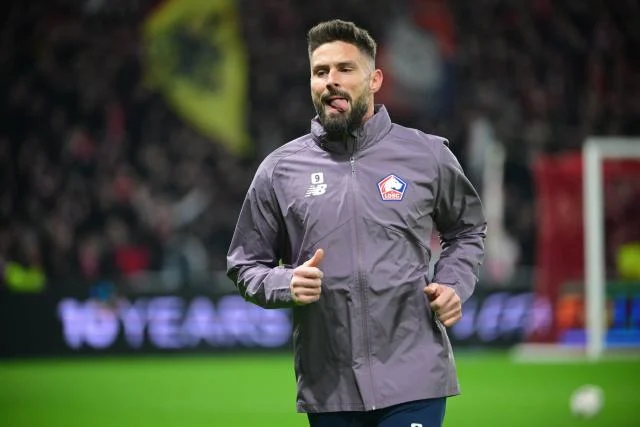 Ethan Mbappé forfait pour OL-Lille, Olivier Giroud sur le banc, première titularisation pour Nartey