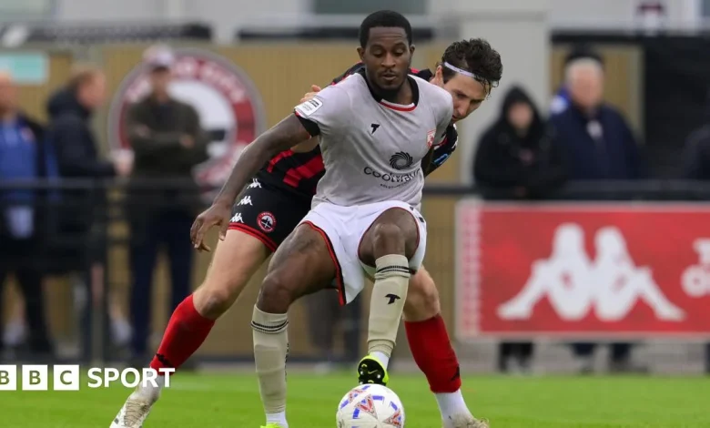 Ex-Newcastle winger Aarons leaves Morecambe