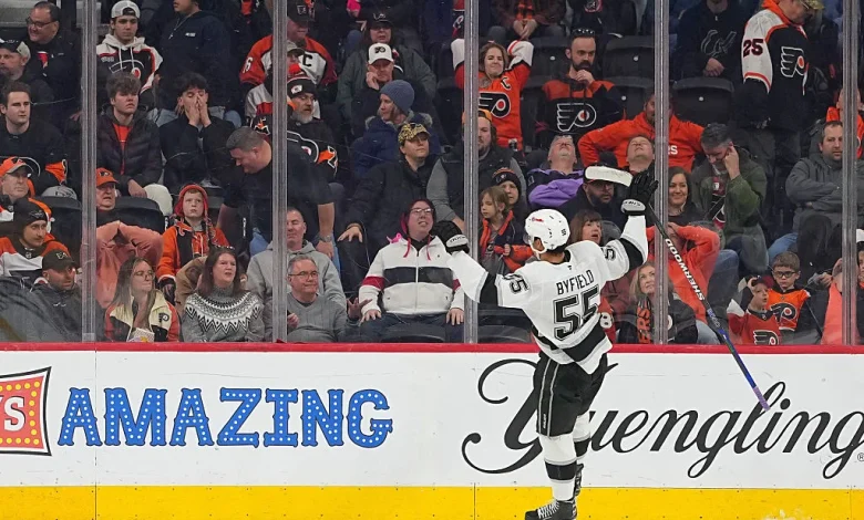 FINAL - Kings 3, Flyers 2 (OT) - Kopitar, Byfield, Hiller