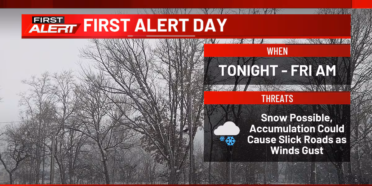 FIRST ALERT: Snow creates slick travel overnight