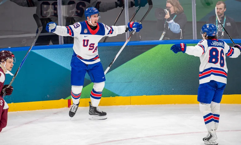 Family ties run deep as the U.S. men's hockey team faces Denmark