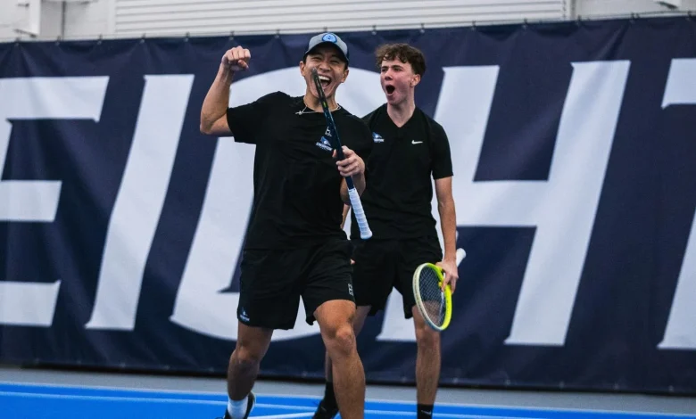Fast Start Propels Men’s Tennis to 4-3 Victory Over Air Force