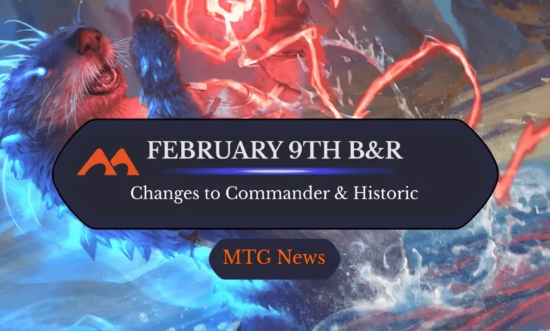 February 9th Banned and Restricted Announcement