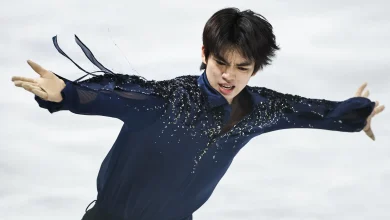 Figure skater not taking risks in free skate