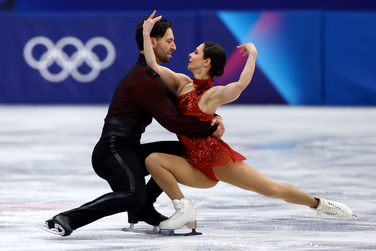 Figure skaters Stellato-Dudek and Deschamps end tumultuous Olympics on a high note