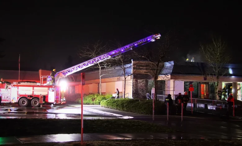 Fire broke out at Woodland Park Elementary