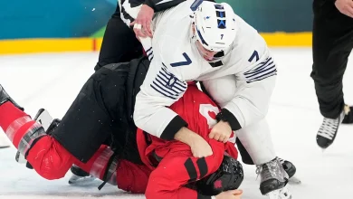 France bans Olympic hockey player for fighting