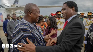 Fugu feud: Zambians and Ghanaians clash on social media over president's outfit