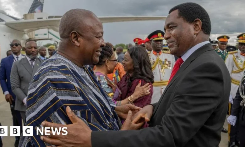 Fugu feud: Zambians and Ghanaians clash on social media over president's outfit