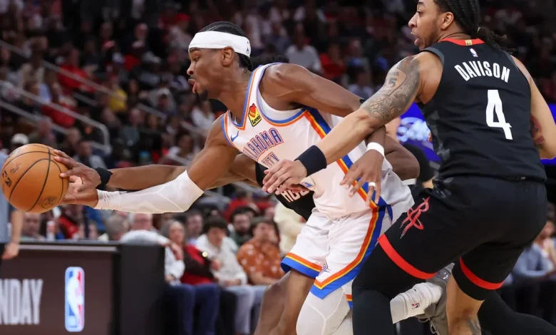 Full injury report for Saturday's Rockets vs. Thunder matchup