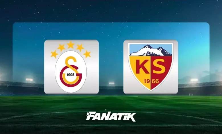 Galatasaray - Kayserispor maçı Canlı Anlatım - GS KAYSERİ maçı kadroları, skoru ve istatistikleri (Süper Lig karşılaşması)
