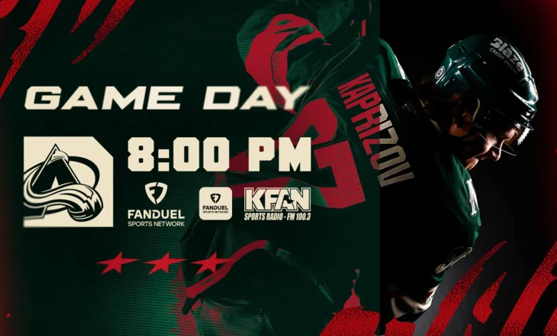 Game Preview: Wild at Avs