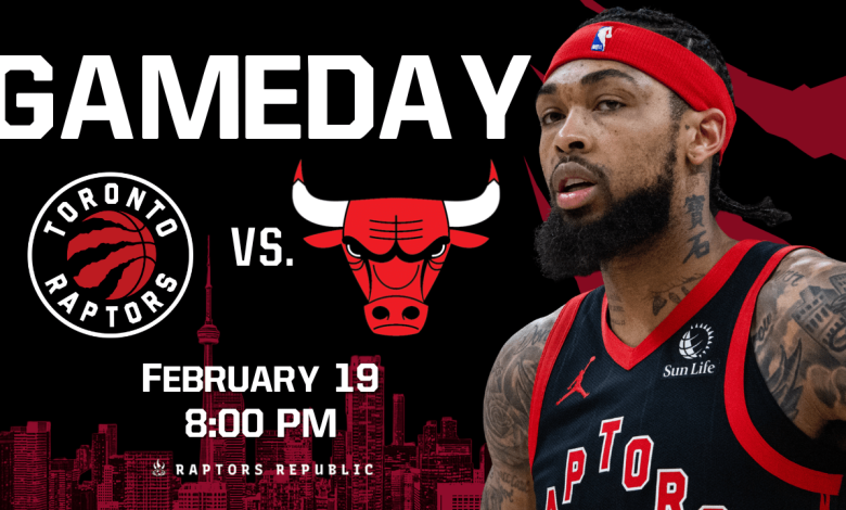 Gameday: Raptors @ Bulls, February 19th
