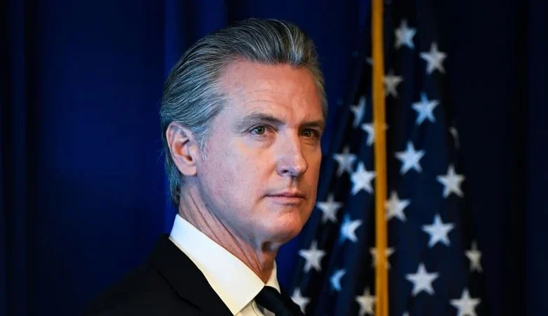 Gavin Newsom discusses a potential 2028 matchup with Kamala Harris and why his son doesn’t want him to run