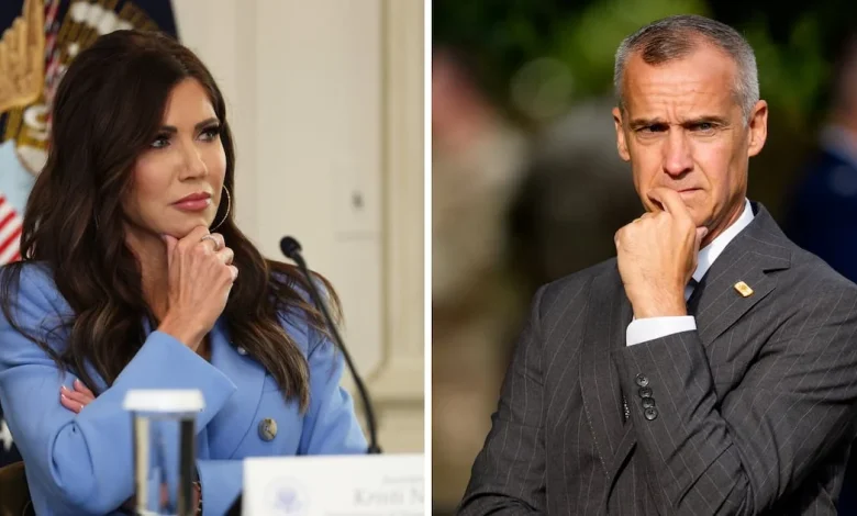 Germophobe Trump Brags About Busting ICE Barbie Kristi Noem’s ‘Affair’ With Corey Lewandowski