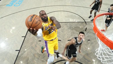 Grades for LeBron James, Luka, Austin Reaves in Lakers win vs. Nets