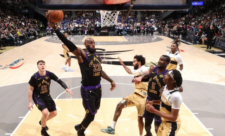 Grades for LeBron James, Luka Dončić in Lakers win vs. Wizards
