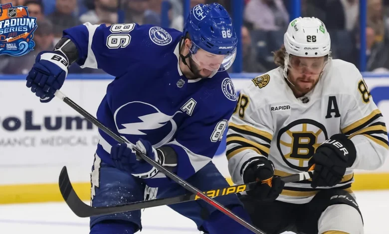 Hardworking Kucherov leads Lightning into Stadium Series vs. Bruins