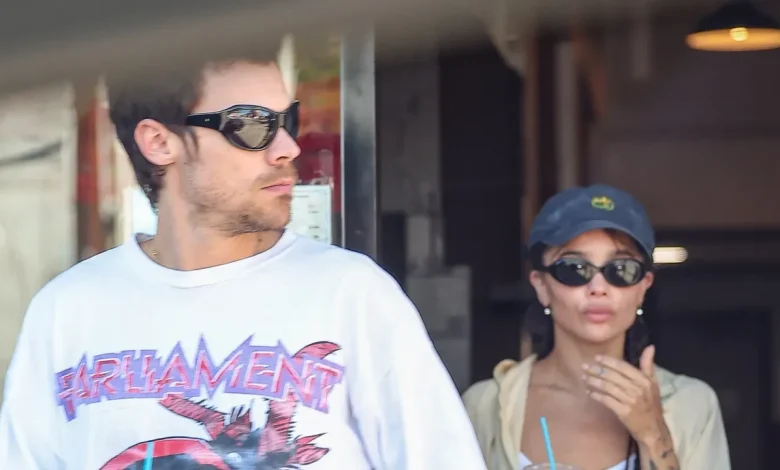 Harry Styles and Zoë Kravitz Test Out the LA Couple Lifestyle