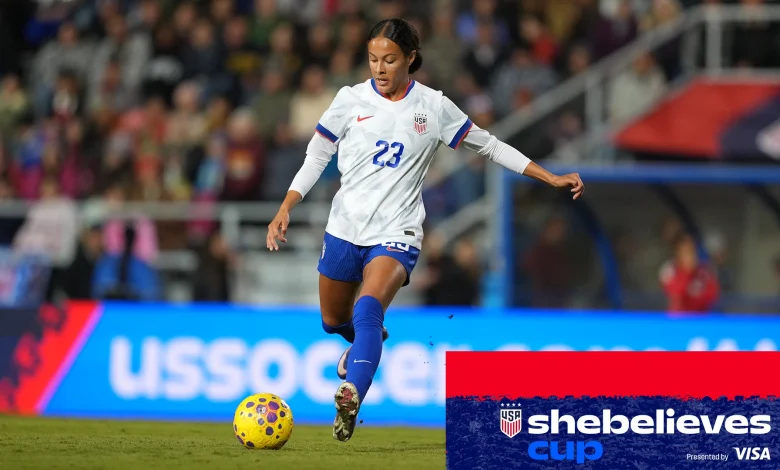 Hayes Names 26-Player USWNT Roster for 2026 SheBelieves Cup, Presented by Visa