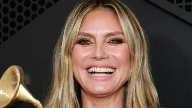 Heidi Klum shocks with totally nude dress on Grammys red carpet as fans say ‘who needs Bianca Censori?’