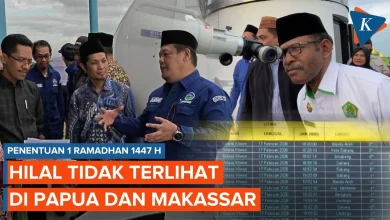 Hilal Tidak Terlihat di Papua dan Makassar, Puasa 2026 Tunggu Hasil Sidang Isbat