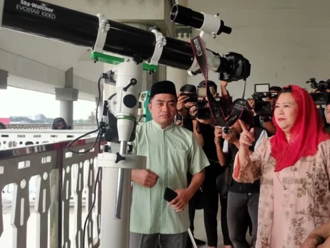 Hilal di Masjid Raya KH Hasyim Asy’ari Jakbar Belum Terlihat