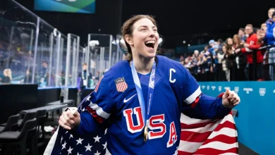 Hilary Knight was more nervous proposing to her girlfriend than she was playing gold medal game