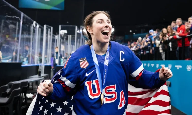 Hilary Knight was more nervous proposing to her girlfriend than she was playing gold medal game