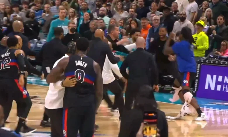 Hornets-Pistons had an all-time NBA fight, and the consequences will be long lasting