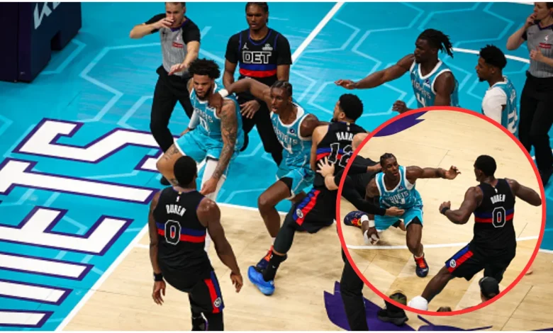 Hornets vs. Pistons Brawl: Isaiah Stewart, Miles Bridges, Jalen Duren Ejected After Fight
