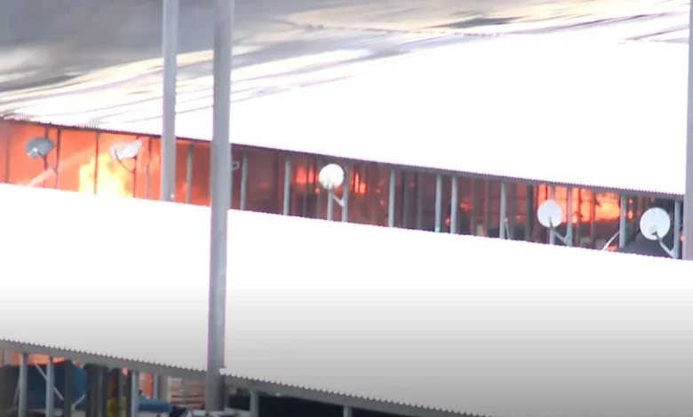 House boat fire erupts at Elm Hill Marina on Percy Priest Lake