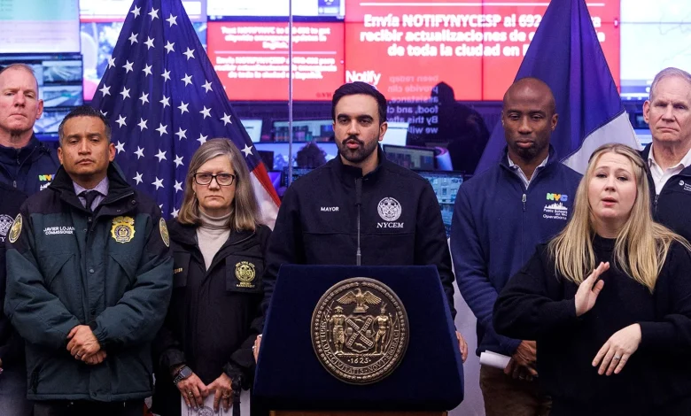 How Mamdani responded to the snowball fight in New York.