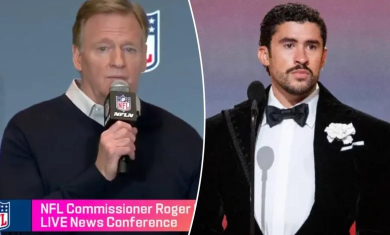 How Roger Goodell expects Bad Bunny to use Super Bowl 2026 platform